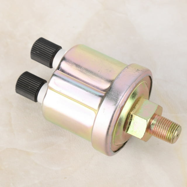 Universal Replacement for Oil Pressure Sensor Sender Precision Measurement Warning Digital Car Silver 1/8NPT Gauge