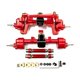 thumbnail image 1 of Ounissouiy Eje delantero trasero para 1/24 ECX Barrage Eje delantero trasero de aleación de aluminio para 1/24 ECX Barrage mejorado Kits de construcción modelo rojo, 1 of 6