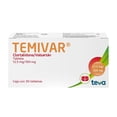 thumbnail image 1 of Temivar 30 Tabletas con 12.5/160 MG, 1 of 4