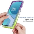 thumbnail image 3 of CoverON For OnePlus 9 Case, Gradient Heavy Duty Clear Full Body Shockproof Phone Cover, Purple / Yellow, 3 of 9
