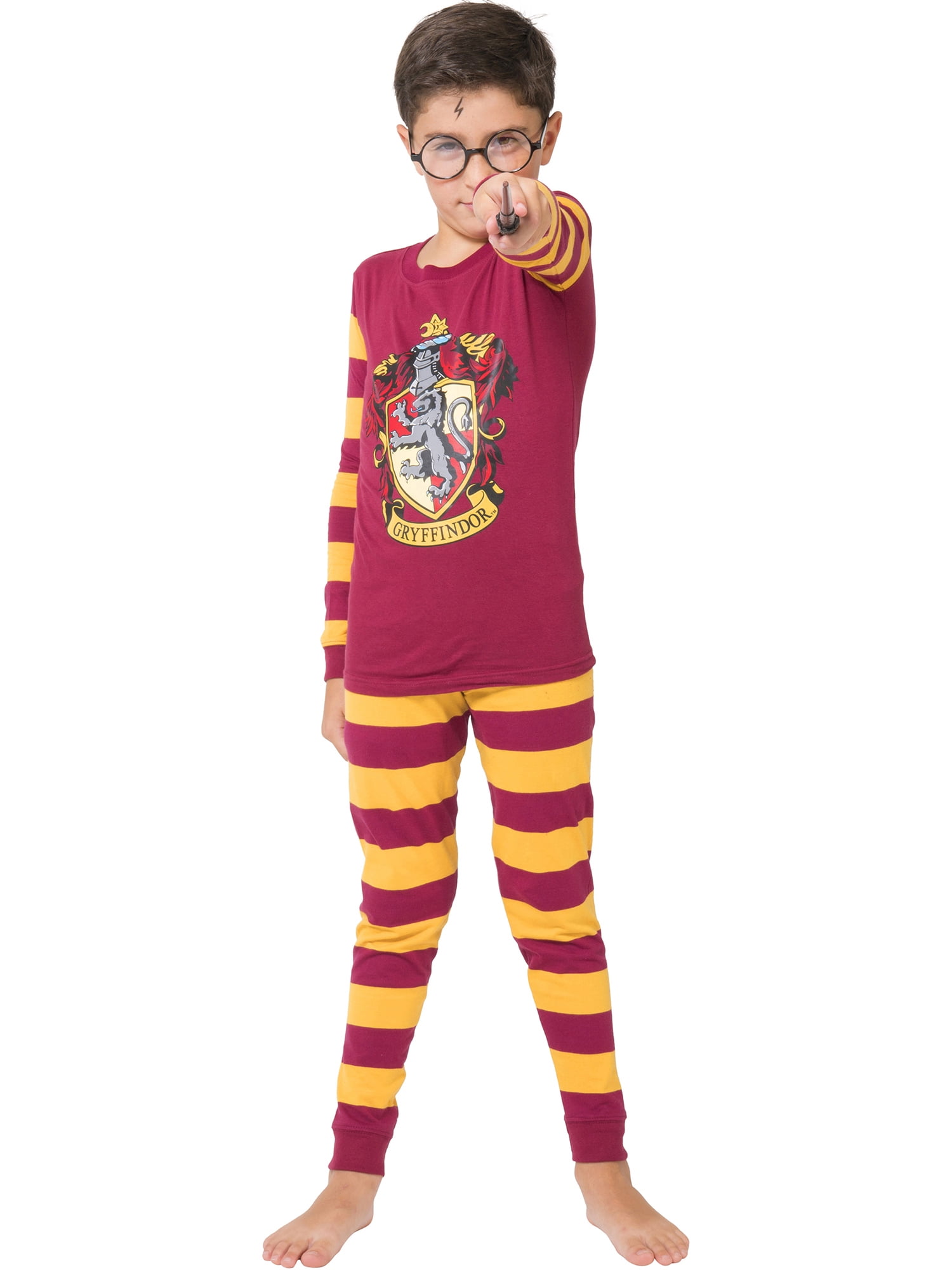 Harry Potter - Harry Potter Big Kids Gryffindor House Crest' Costume Pajama Set - Walmart.com