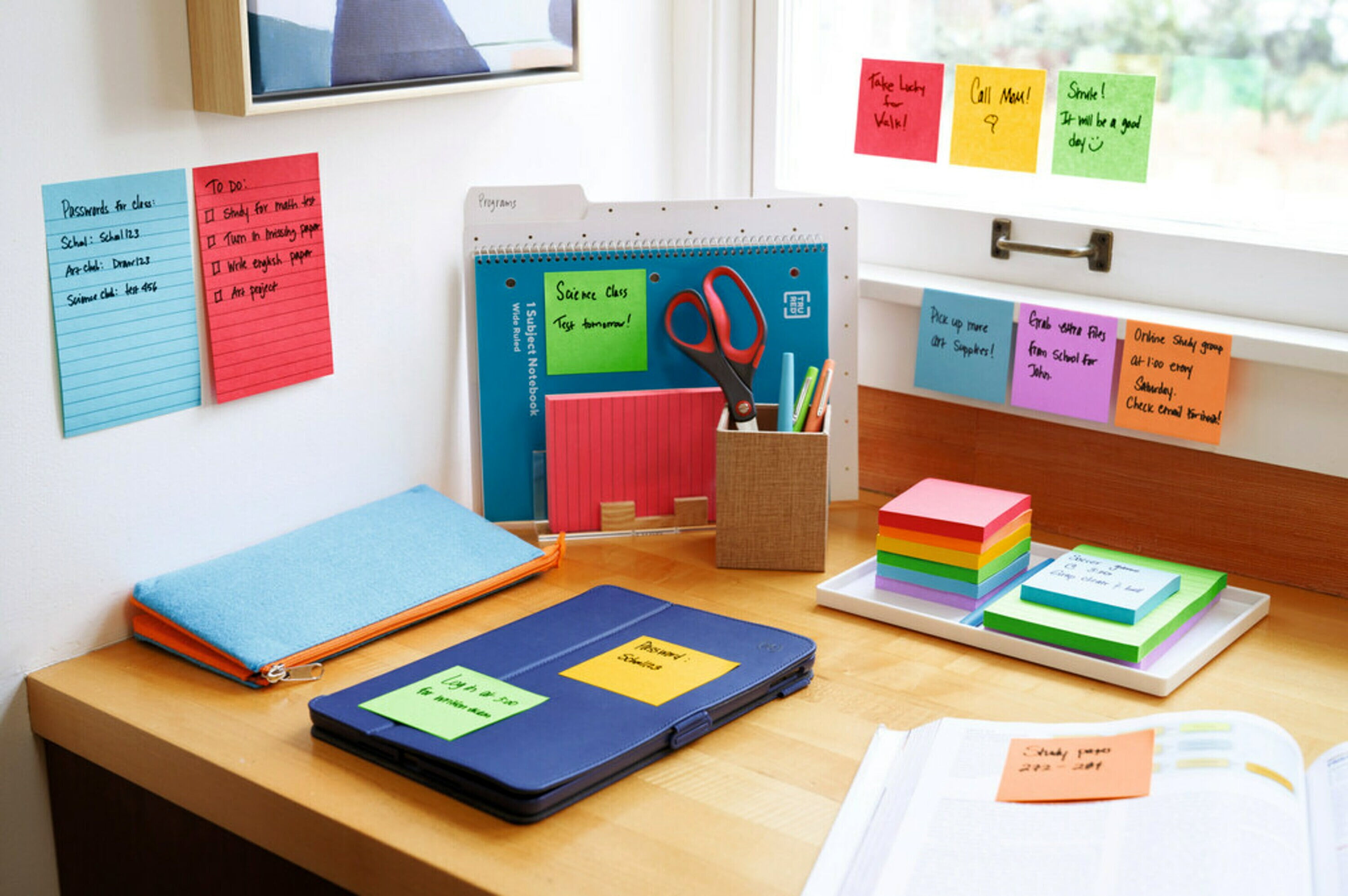 3M Post-it® Pads in Playful Primary Collection Colors