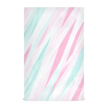 

Pink Art Pattern Decorative Waffle Towel Kitchen Dishcloth 28x18in Multi-Use Tea Towel