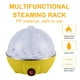 thumbnail image 4 of Fiudx Vaporera Familiar, Diseño Tricolor, Multifunción para Huevos y Alimentos, Capacidad para 7 Huevos, Electrodoméstico Versátil, Huevos Pasados Por Agua, Duros, Escalfados y Verduras Al Vapor, Fác, 4 of 5
