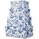 thumbnail image 1 of Cajas de almacenamiento Briful estilo porcelana, juego de 4 con tapas, 1 of 6