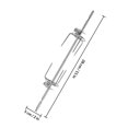 thumbnail image 2 of PENIKOKO 2 Set Silver Rotating Fork for Kitchen BBQ Rack Cooking, 2 of 8