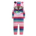 thumbnail image 5 of 2023 Autumn Winter Warm Fleece Baby Romper Cartoon Hoodie baby girls costume Newborn Babies boys clothes jumpsuits, 5 of 5