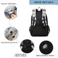 thumbnail image 4 of FORMRS Unisex School Backpack 17" Student Travel Bag with Laptop Compartment, Snowy Winter, 4 of 7