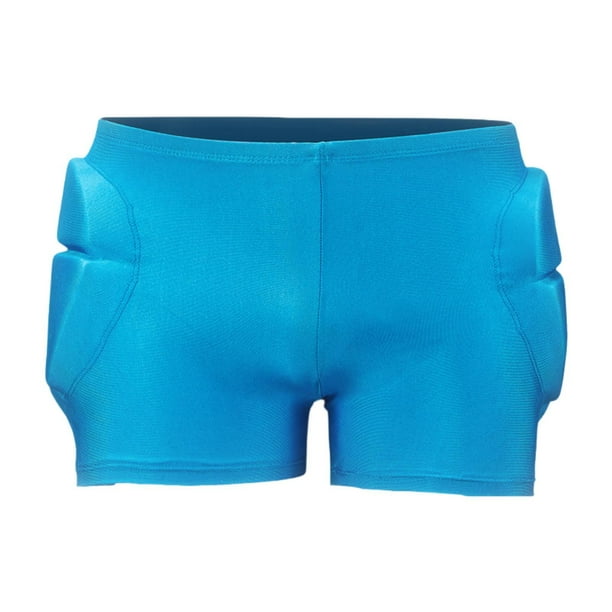 Pantalones cortos con almohadillas para el trasero para niños, protección para la cadera 3D suave para patinetas y jóvenes. M