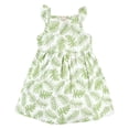 thumbnail image 3 of Hudson - Vestidos De Algodón Para Niña, Diseño De Hoja De Palma, 6 A 9 Meses, 3 of 4