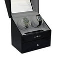 thumbnail image 2 of Pangaea D250 Automatic Watch Winder - Piano Black Finish with Drawer - Double, 2 of 4
