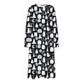 thumbnail image 6 of IUYRTFE Women Plus Size Halloween Print Long Sleeve Nightgown Loose Fit Sleep Dress for Fall Winter Lounge Wear, 6 of 8