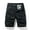 Black, variant on LYMAYTER‌ Casual Cargo Shorts Men's Elastic Waist Summer Workwear Relaxed Fit Utility Pockets Durable 29-40
