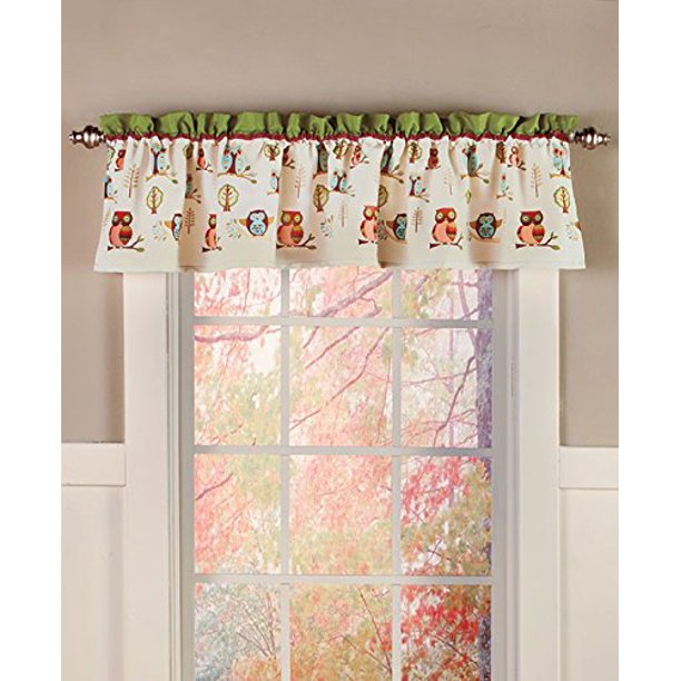 Owl Bathroom Window Valance