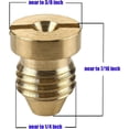 thumbnail image 4 of SZTXJ 1.1mm Foam Bore Nozzle, Universal Threaded Tip for Snow Guns, 2 Pack, 4 of 5