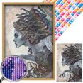 thumbnail image 1 of Kit 5D DIY Con Cuentas Cuadradas Completas Taladro AB Parcial Medusa 45x65cm, 1 of 10