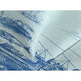 thumbnail image 4 of Ambesonne Nautical Quilted Bedspread Set 3 Pcs, Wildlife Shark Boat, Queen Size, Pale Blue Blue, 4 of 5