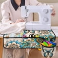 thumbnail image 4 of HELLHERO Sewing Machine Mat with 4 Pockets Foldable Polyester Fabric Foldable Dustproof for Christmas, Butterfly, 4 of 5