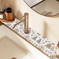 thumbnail image 2 of Yayeee Faucet Mat for Kitchen Sink 14.7" Diatomite Long Splash Guard Pad, Nordic Christmas House, 2 of 7