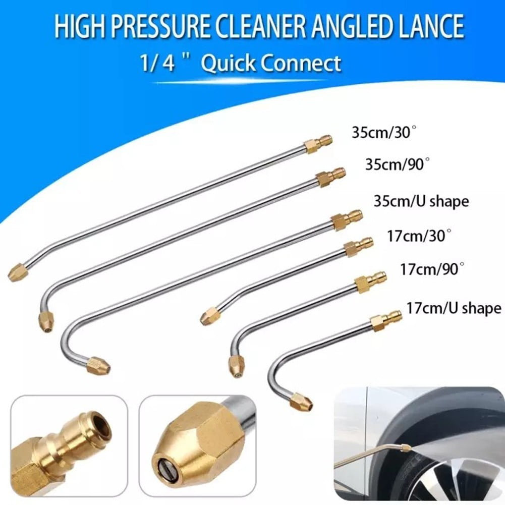 30° Angled Lance Extension Water Washer Lance Spray Wand for Car Cleaning