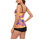 thumbnail image 3 of Augper Fashion Women Casual Sling Sexy Printing Split Two Piece Swimsuit Beachwear Swimdress, 3 of 7