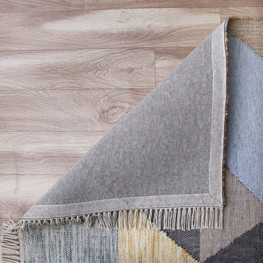 Ox Bay Finley Modern, Bohemian Abstract Hand-Made Area Rug, 2' x 3'