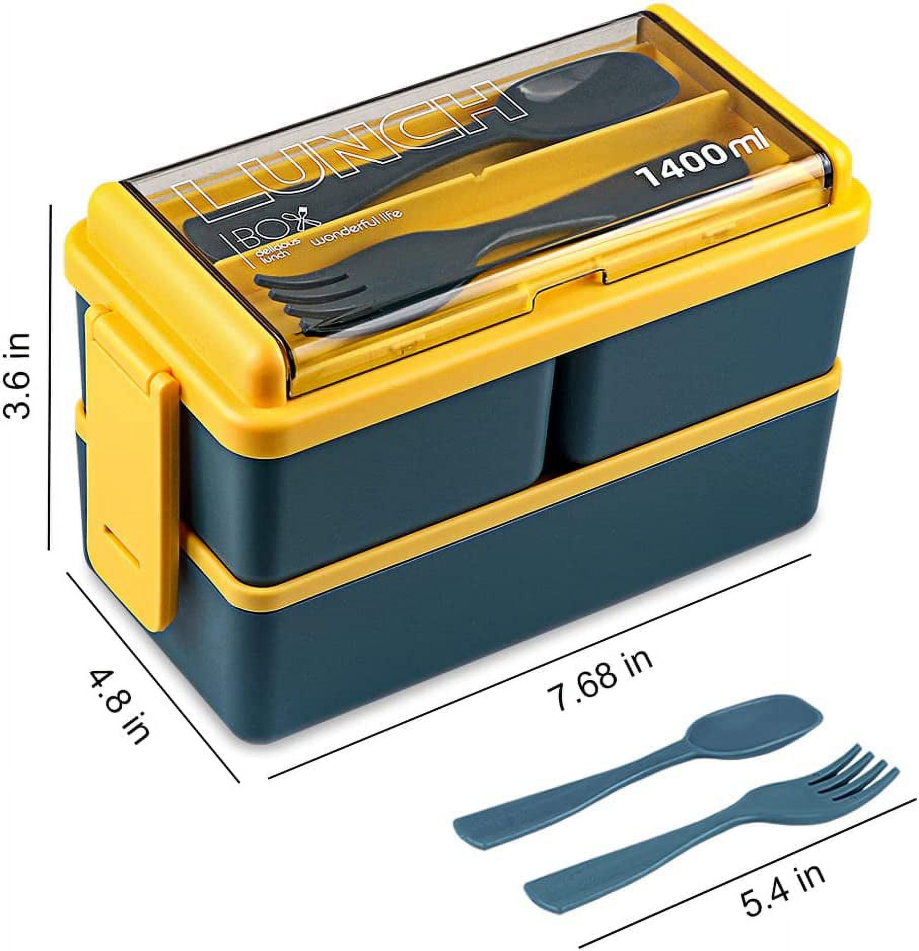 AIYoo Bento Box Lunch Box for Adults 304 Stainless Steel Divided Plates  with Lid, 3 Compartments Foo…See more AIYoo Bento Box Lunch Box for Adults  304