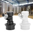 thumbnail image 4 of ANGGREK 4Pcs 1/4 Stainless Steel Ball Lock Keg Quick Connector Adpater For Adapter For Home Beer,Keg Connector,Ball Lock Connector, 4 of 8