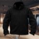 thumbnail image 4 of Men's Fleece Hoodie Sweatshirt Outwear Full Zip Jacket Warm Fuzzy Winter Coats With Hood Athletic Outwear, 4 of 5