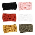 thumbnail image 2 of Handmade Soft Stretchy Nylon Baby Headbands with Bows, 6Pcs Christmas Headbands for Toddlers & Newborns, Gentle No-Mark Infant Hair Bands, Ideal Toddler Gifts with Stretch Bands Design, 2 of 9