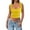New/Yellow, variant on Otvok Womens V-Neck Vest Square Neck Solid Color Sleeveless T-Shirt Tank Top
