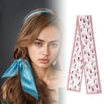 thumbnail image 2 of Unique Bargains 1 Pc Headband Mushrooms Satin Hairband for Women Beige Pink, 2 of 6