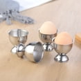 thumbnail image 2 of 4 Piece Egg Cups Stainless Steel, 2 of 2