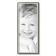 thumbnail image 2 of ArtToFrames 9x23" Silver with Stained Grey Picture Frame, Silver Wood Poster Frame, with Regular Acrylic and 2 (FBPL-4767), 2 of 7