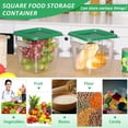 thumbnail image 3 of Yungyan 12 Pcs 4 Qt Commercial Food Storage Containers with Lids Restaurant Square Airtight Food Storage Containers Clear Cereal Containers for Kitch, 3 of 7