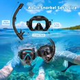 thumbnail image 2 of Conjunto de Snorkel Honlanor para Adultos, Antifugas y Antiniebla con Bolsa de Transporte, 2 of 7