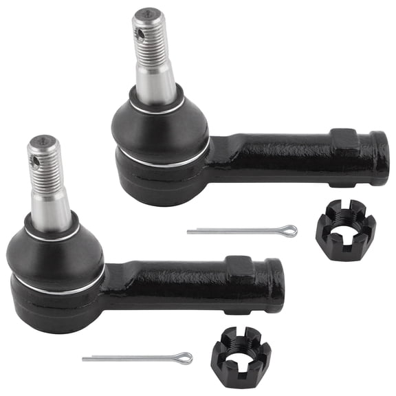 BOXI 2pcs Front Left and Right Side Outer Tie Rod Ends Fit for Dodge Ram 1500 2006-2010 / for Ram 1500 2011-2012 - 5-Lug Models Only | ES80574