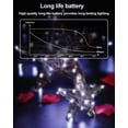 thumbnail image 3 of Fairy Lights HOBAYS, paquete de 20 unidades, funciona con pilas de 1 m y 20 LED, color blanco frío, 3 of 5