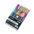 thumbnail image 2 of SENRISE 12-48 Pack Dazzling Flash Gel Pen Highlighter Set Gouache Pen Transparent Pen Holder Writing Marking Colors, 2 of 7