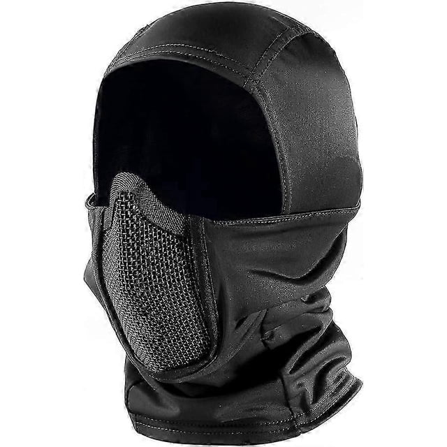 high qualityAirsoft Balaclava Mesh Mask, Full Face Protection Ninja Style Paintball Face Mask for Airsoft Paintball CS Hunting Cycling Motorcycle