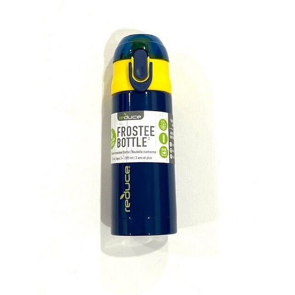 Reduce 13oz Frostee Bottlw Vacuum Insulated Blue/Yellow ( Ages 3 yrs + )