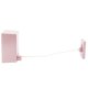 thumbnail image 4 of Étendoir à linge mural rétractable pour l'intérieur, idéal pour le balcon d'un hôtel ou d'une maison, rose, 4 of 4