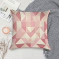 thumbnail image 5 of Red Pink Modern Art Geometric Pillow Covers,Red Pink Modern Art Geometric Throw Pillow Covers 20"×20" ,Living Room Sofa Couch Pillow Covers,Decorative Pillow Covers, 5 of 7