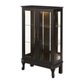 thumbnail image 5 of HIUU Small Glass Display Cabinets,Glass Curio Cabinet Display Case with Lights,China Cabinets with Doors(Black), 5 of 8