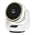 thumbnail image 2 of RKSTN Space Heater Fan Heater & Fan, Ceramic Fan Heater, Touchscreen, 1000/1200/1500 Watt, Shakes The, 3 Level Overheating Protection, Mobile Electric Heater For Rooms 30 M² Space Heater Indoor, Fan Heater, 2 of 8