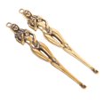 thumbnail image 4 of 2pcs Copos de la medicina de cobre Mini medicina Scoop Laboratory Supplies (Golden) HOMEMAXS MX12604776, 4 of 6