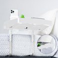 thumbnail image 2 of Sidekiix White Under Mattress Bedside Laptop Shelf, Adjustable 17" x 11" Tray, 2 of 8