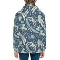 thumbnail image 4 of Hoodies for Teen Girls Boys - Dragonfly Moth Butterfly Warm Boys' Fashion Zip Up Hoodies & Sweatshirts, Boys Girls Kids Clothes Size 18-20 Youth Pullover with Kangaroo Pocket, 4 of 5