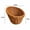 14x7x11cm, variant on Handmade Wicker Woven Basket Bread Serving Tray Simulation Rattan Desktop Baskets For Kitchen Picnic Woven Storage Basket
