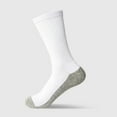 thumbnail image 2 of SERTG Men's Athletic Socks Summer Fall Thin Breathable Low Cut Solid Color Comfortable Fitted Casual Sports Socks Crew Socks(White,Free Size), 2 of 4